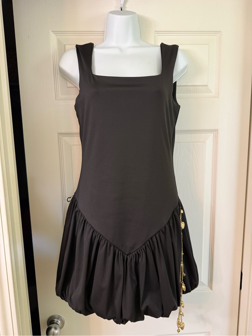 Retro Drop-Waist Bubble Mini